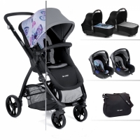 Детская коляска 3 в 1 Be Cool Slide Cocoon Zero Butterfly